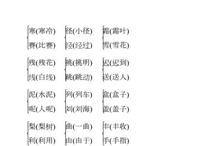 监的多音字组词