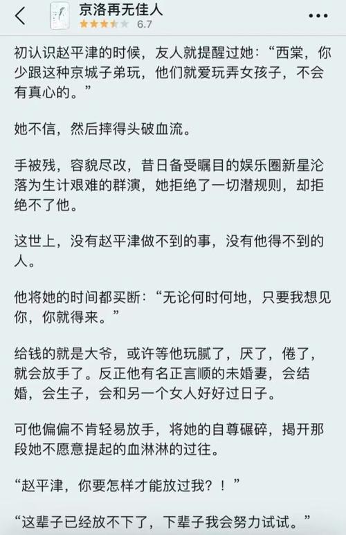 京洛再无佳人小说结局是什么