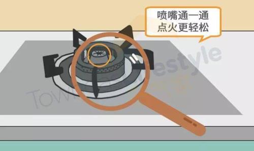 煤气灶风门露火厉害