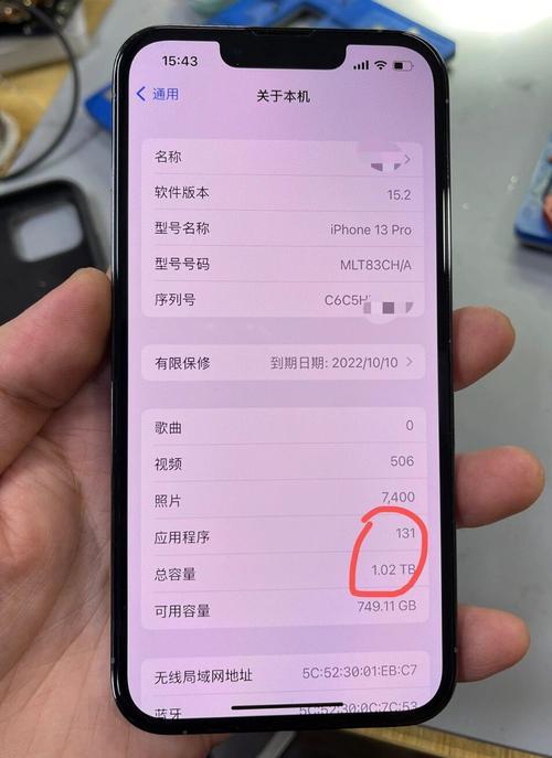 苹果13pro如何查询是不是扩容机