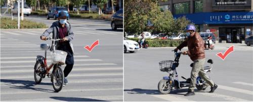 两轮电动车过马路需走斑马线吗