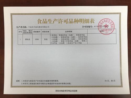 卖盐需要什么许可证