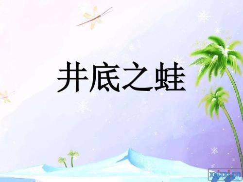 井底之蛙里最喜欢的是谁