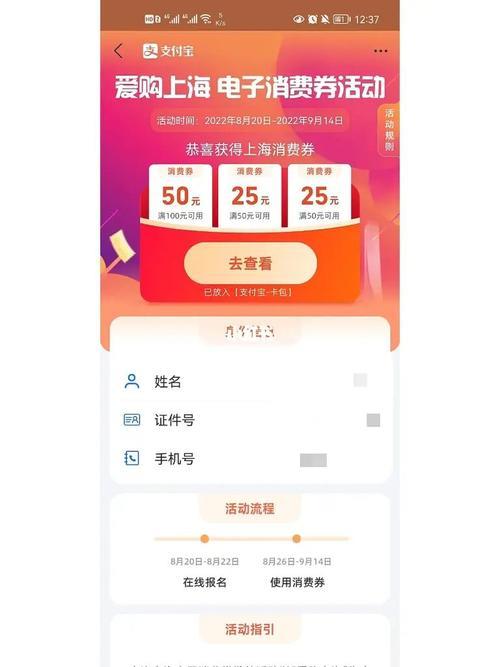 电子消费券抽中签怎么查询