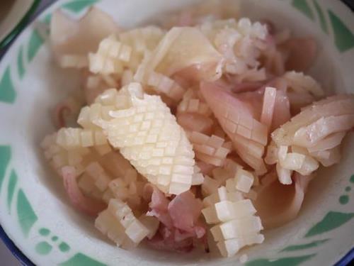 鱿鱼卷正宗切法