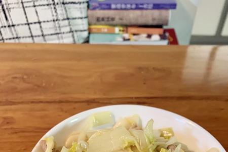上海黄芽菜炒年糕正宗做法