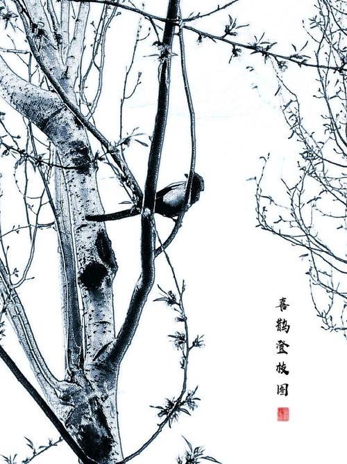 喜鹊登门诗句