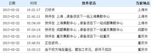顺丰一天都是几点派件