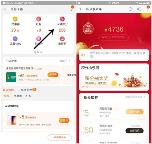 天猫买100块有多少积分