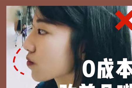 低下巴的意思