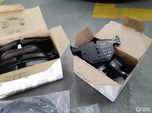 宝马x5后轮刹车片提醒复位不了