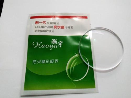 绿膜镜片是用什么标志