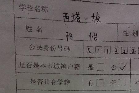 户籍类别怎么填