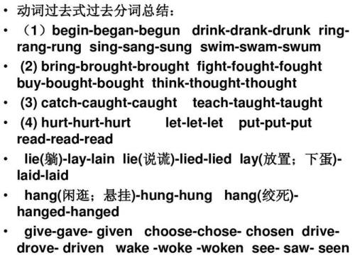 swam过去式造句