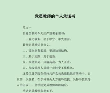 党员承诺一句话8字