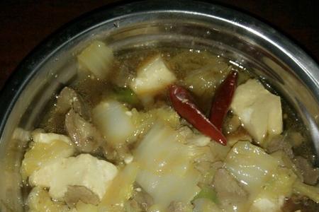 白菜炖羊肉豆腐最正宗的做法