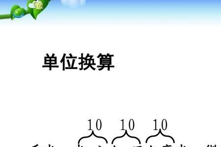 八年级上册长度单位换算归纳