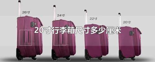 哪些航空公司不能带20寸行李箱子
