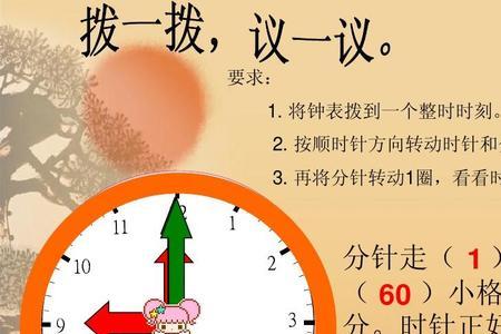 时针走一大格秒针走了几圈