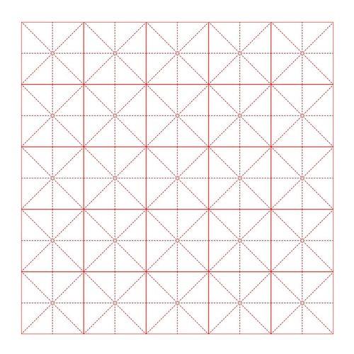 那的米字格