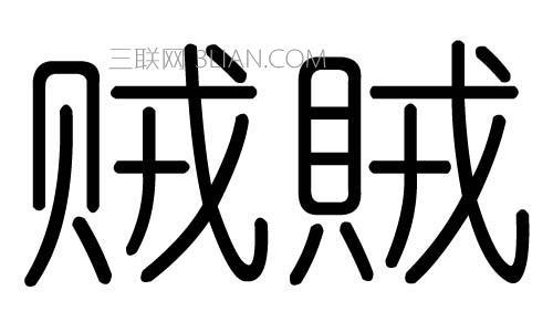 贼有多少同音的字