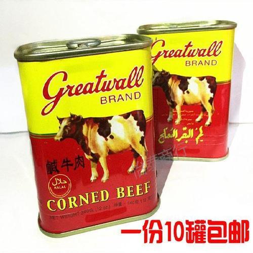 长城咸牛肉罐头怎么开