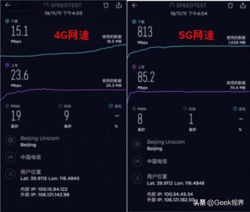 4g手机能测出300兆网速么