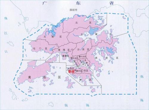 香港地理位置和面积