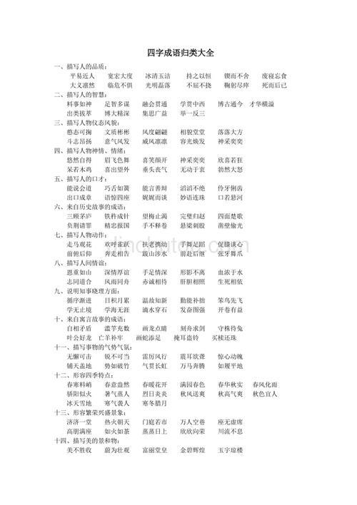 神气有哪些四字成语