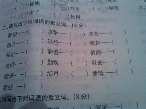 请问每天的近义词是什么