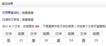 睿晨的笔画