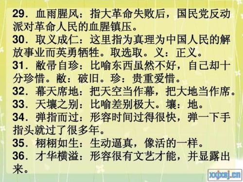 为人民负责的成语