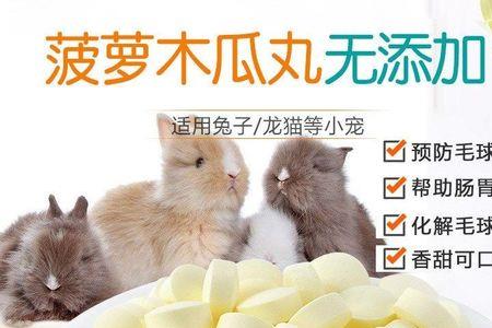 兔子化毛膏和排毛丸的区别
