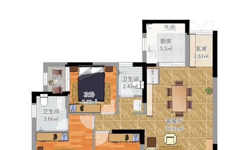 建筑面积122平方实用面积94合理吗