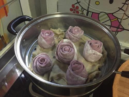 花样紫薯馒头怎么做