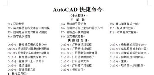 cad菱形快捷键