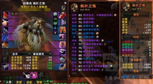 60级鸟德要什么装备
