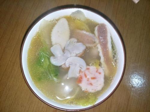 平菇三鲜汤的做法