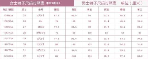 三尺一的裤腰等于多少xl