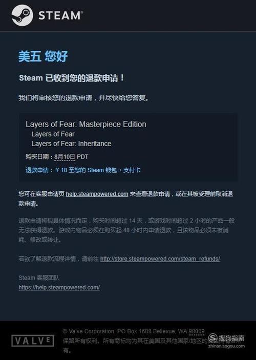 steam退款到账要几天