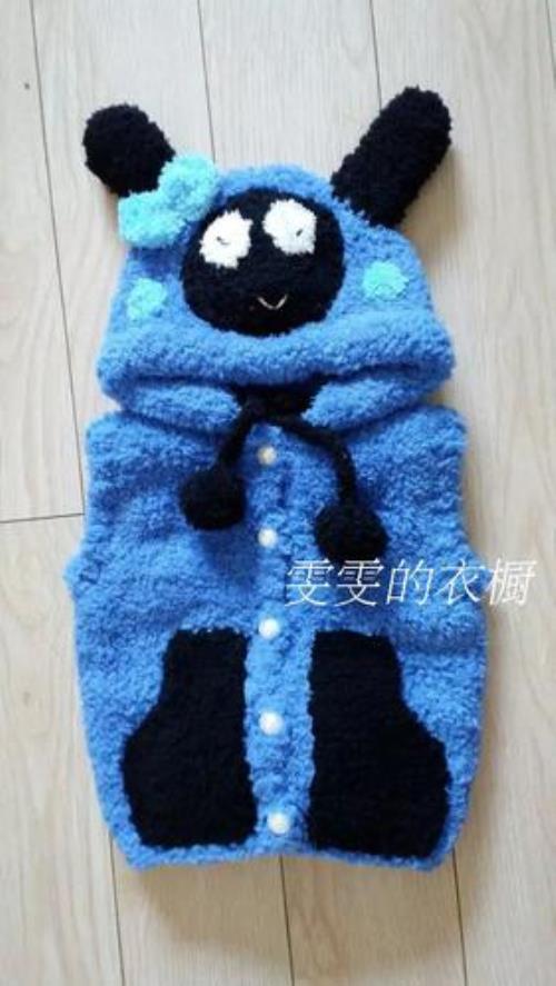 珊瑚绒兔子毛衣的全教程
