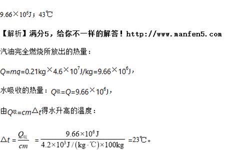 100克的汽油和100克的水相比一样重吗