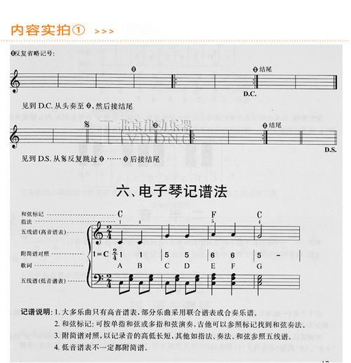 电子琴初学步骤