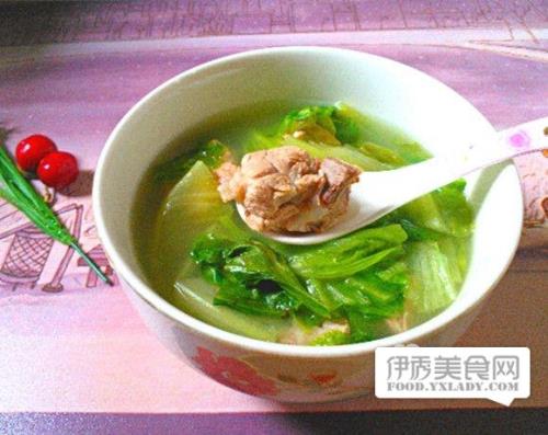 梅条肉穿青菜汤怎么做