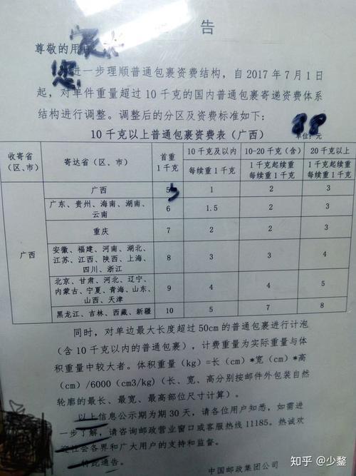 到邮局寄一些行李箱可以吗