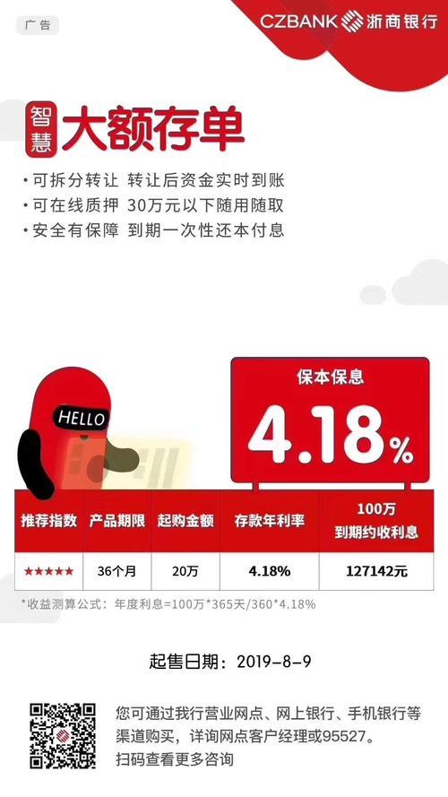 浙商银行存款产品系列