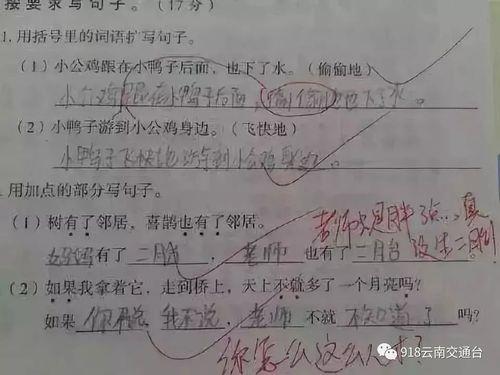 一个又造句