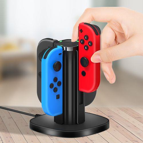 switch怎么给joycon充电
