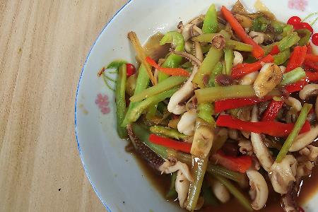 超大鱿鱼丝怎样炒好吃