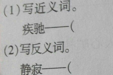 遗失的反义词和沉思的近义词